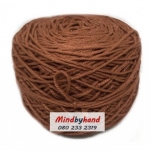 เส้นฝ้ายอินโด รหัสสี 24 สีน้ำตาลแดง