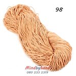 เชือกฟอก แบบไจ 98 สีส้มอ่อน / ส้มโอรส