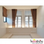 [H445] ศิวาลัย จรัญฯ ผ้าม่าน และมู่ลี่ไม้