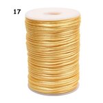 เชือกหางหนู / เชือกจีน 17 สีเหลืองอ่อน