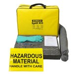 Spill Kit 80 ลิตร ESNICO SK080G Universal (ทั่วไป) ครบชุดพกพา ใช้ในโรงงาน จุดรั่วไหลฉุกเฉิน