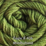 ไหมพรม Eagle สี 406 สีเขียวตอง