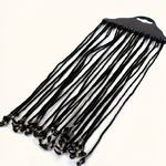 สายคล้องแว่นตาสีดำ ขาย 12pcs/แพ็ค Elastic Nylon Eyeglass Chains
