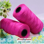 เชือกเอ็นนิ่ม ขนาด 1.5 มิล รหัสสี 49 Rose Red