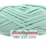 ไหมผ้ายืด (T-Shirt) เกรด A รหัสสี 84 สีเขียวใส