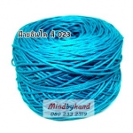 เส้นฝ้ายอินโด รหัสสี 23 สีฟ้าเทอคอยส์