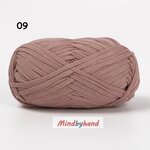 ไหมเส้นแบน น้ำหนัก 200g. รหัสสี 09 สีชมพูกะปิ