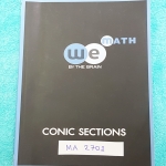 ►วีเบรน◄ MA 2701 คณิตศาสตร์ ม.4 ภาคตัดกรวย มีสรุปสูตร และโจทย์แบบฝึกหัด มีเทคนิคลัดของอาจารย์หลายสูตร จดละเอียดเกินครึ่งเล่ม ด้านหลังมีเฉลยของอาจารย์ครบทุกข้อ มีแสดงวิธีทำอย่างละเอียด หนังสือจดโดยน้องที่ติดมหาวิทยาลัยธรรมศาสตร์