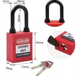 กุญแจก้านไนลอน 38 มม แบบกันฝุ่น รุ่น P38PDP