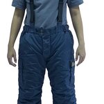 กางเกงกันความเย็น สวมใส่ง่ายด้วยซิป Nylon YKK และกระดุมทองเหลือง (ไม่ขึ้นสนิม)