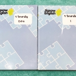 ►ครูจิ๊กซอว์◄ เซ็ทหนังสือกวดวิชาครู Jigsaw 2 เล่ม 9 วิชาสามัญ Extra + 9 วิชาสามัญ เล่ม 1 เน้นตะลุยโจทย์ข้อสอบ Test มีพาร์ท Listening ,Speaking, Writing , Reading ,Cloze test , Miscellaneous Exercises จดครบเกือบทั้งเล่ม จดละเอียด มีจดความหมายและวิธีการใช้ศ