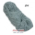 เชือกฟอก แบบไจ 84 สีเขียวเทา