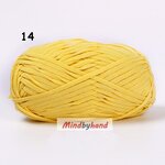 ไหมเส้นแบน น้ำหนัก 200g. รหัสสี 14 สีเหลือง