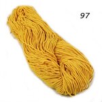 เชือกฟอก แบบไจ 97 สีเหลืองส้ม / เหลืองดาวเรือง