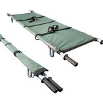 เปลภาคสนามเคลื่อนย้าย เหล็กพ่นสี