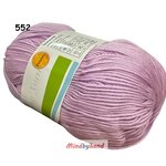 ไหมพรม คอตตอลมายด์ รหัสสี 552 สีม่วงอ่อน