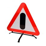 ป้ายอลูมิเนียมสติ๊เกอร์ 3 m สะท้อนแสง สามเหลี่ยมฉุกเฉินรถบรรทุก ขนาด 50 x 50x50 cm ขาตั้ง