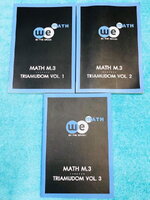 ►วีเบรน◄ ครบเซ็ท คณิตศาสตร์สอบเข้า ร.ร. เตรียมอุดมศึกษา เล่ม 1-3 ในหนังสือมีสรุปสูตรสำคัญทุกบท เนื้อหาตีพิมพ์สมบูรณ์ มีเทคนิคลัด โจทย์และแนวข้อสอบ ในหนังสือมีจดมีเล็กน้อยบางหน้า ข้อที่ไม่ได้จดไม่มีเฉลย หนังสือพิมพ์สีสวยงามน่าอ่าน