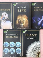 ►We Brain◄ หนังสือวีเบรน Biology For Junior ชีววิทยา ม.ต้น 5 เล่ม สรุปเนื้อหาระดับชั้นม.1-ม.3 มีโจทย์แบบทดสอบประจำบท เนื้อหาบางจุดที่เว้นไว้ให้เติมเอง จดบางหน้า จดละเอียด ไม่มีเฉลย หนังสือสภาพแทบใหม่เอี่ยม หนังสือพิมพ์สีสวยงาม