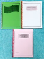 ►Teacher Nan◄ หนังสือกวดวิชา English Grammar Grade 5 เล่ม 1-3 สรุปเนื้อหาและวิธีการใช้หลักไวยากรณ์อย่างกระชับ เนื้อหาตีพิมม์สมบูรณ์ทั้งหมด มีโจทย์ประจำบท มีจดเฉลยบางข้อ ที่เว้นว่างไว้ไม่มีเฉลย ด้านหลังมี Vocab ที่ควรท่องจำ อาจารย์ค่อยๆแบ่งออกทีละครั้ง ครั