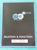 ►วีเบรน◄ MA 2709 คณิตศาสตร์ ม.4 ความสัมพันธ์และฟังชั่น มีสรุปสูตร และโจทย์แบบฝึกหัด จดครบเกือบทั้งเล่ม จดละเอียด มีจดเน้นจุดที่ต้องจำ ด้านหลังมีเฉลยของอาจารย์ครบทุกข้อ มีแสดงวฺิธีทำอย่างละเอียด หนังสือจดโดยน้องที่ติดมหาวิทยาลัยธรรมศาสตร์