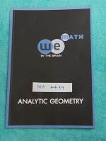 ►We Brain◄ MA 4439 หนังสือกวดวิชา คณิตศาสตร์ ม.4 เรขาคณิตวิเคราะห์ มีสรุปเนื้อหา สูตรสำคัญ ก่อนตะลุยทำโจทย์แบบฝึกหัด มีข้อควรรู้ ข้อควรระวัง เทคนิคลัดเยอะมาก หนังสือใหม่เอี่ยม ไม่มีรอยขีดเขียน โจทย์ Assignment มีเฉลยละเอียดและวิธีทำละเอียด
