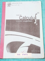 ►สวนกุหลาบ◄ MA 5433 หนังสือเรียน ร.ร.สวนกุหลาบวิทยาลัย แคลคูลัสเบื้องต้น Basic of Calculus มี Mind Mapping สรุปเนื้อหา และโจทย์แบบฝึกหัด จดละเอียดครบเกือบทั้งเล่ม