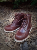 รองเท้าผู้ชาย | รองเท้าแฟชั่นชาย Cherry Boots หนัง Oiled Pull Up