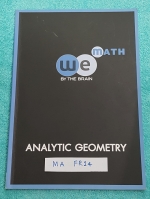 ►We Brain◄ MA FR14 หนังสือกวดวิชา คณิตศาสตร์ ม.4 เรขาคณิตวิเคราะห์ มีสรุปเนื้อหา สูตรสำคัญ ก่อนตะลุยทำโจทย์แบบฝึกหัด มีข้อควรรู้ ข้อควรระวัง เทคนิคลัดเยอะมาก จดครบเกือบทั้งเล่ม จดละเอียด โจทย์ Assignment มีเฉลยละเอียดและวิธีทำละเอียด