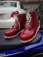 รองเท้าผู้ชาย | รองเท้าแฟชั่นชาย Red Redwing หนังฟอก CCO ทำจากหนังวัวแท้