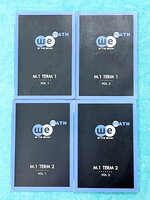 ►หนังสือคณิต ม.1◄ Full Set ครบเซ็ท 4 เล่ม หนังสือกวดวิชาวีเบรน ม.1 เทอม 1 และ ม.1 เทอม 2 ครบทั้งปี มีสรุปเนื้อหา สูตรสำคัญ เนื้อหาและเทคนิคลัดตีพิมพ์สมบูรณ์ทั้งหมด มีโจทย์ข้อสอบประจำบท ในหนังสือมีจดครบเกือบทั้งเล่ม จดะเอียด มีจดเทคนิคลัดการทำโจทย์หลายจุด