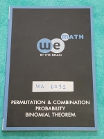 ►We Brain◄ MA 6031 หนังสือกวดวิชา คณิตศาสตร์ ม.5 วิธีเรียงสับเปลี่ยน และวิธีจัดหมู่ ความน่าจะเป็น มีสรุปเนื้อหา สูตรสำคัญ ก่อนตะลุยทำโจทย์แบบฝึกหัด มีข้อควรรู้ ข้อควรระวัง เทคนิคลัดเยอะมาก จดครึ่งเล่ม จดละเอียด