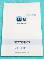 ►We Brain◄ MA FR18 หนังสือกวดวิชา คณิตศาสตร์ ม.5 + ม.6 สถิติฉบับสมบูรณ์ มีสรุปเนื้อหา สูตรสำคัญ ก่อนตะลุยทำโจทย์แบบฝึกหัด มีข้อควรรู้ ข้อควรระวัง เทคนิคลัดเยอะมาก จดครบเกือบทั้งเล่ม จดละเอียด โจทย์ Assignment มีเฉลยละเอียดและวิธีทำละเอียด