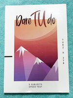 ►Speed Test◄ หนังสือ Dare TU Do หนังสือรุ่นพี่เตรียมอุดม มีโจทย์ข้อสอบแบบจับเวลา Speed Test ครบทั้ง 5 วิชาหลัก วิทย์ คณิต ไทย อังกฤษ สังคม โจทย์ข้อสอบแบ่งออกเป็นภาคเช้า – ภาคบ่าย มีโจทย์รวมทั้งหมด 600 ข้อ มีเฉลยละเอียดครบทุกข้อ มีสอดแทรก Tricks เทคนิคลัดต