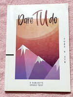 ►Speed Test◄ หนังสือ Dare TU Do หนังสือรุ่นพี่เตรียมอุดม มีโจทย์ข้อสอบแบบจับเวลา Speed Test ครบทั้ง 5 วิชาหลัก วิทย์ คณิต ไทย อังกฤษ สังคม โจทย์ข้อสอบแบ่งออกเป็นภาคเช้า – ภาคบ่าย มีโจทย์รวมทั้งหมด 600 ข้อ มีเฉลยละเอียดครบทุกข้อ มีสอดแทรก Tricks เทคนิคลัดต