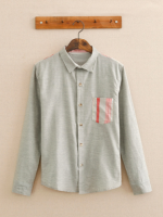 เสื้อผ้าผู้ชาย | เสื้อเชิ้ตผู้ชาย เสื้อเชิ้ตแฟชั่นชาย แขนยาว แฟชั่นเกาหลี