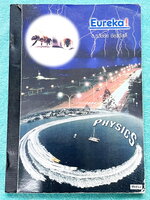 ►ยูเรก้า◄ Eureka หนังสือกวดวิชา อ.ธวัชชัย ฟิสิกส์ ม.4 เทอม 2 หลักสูตรเตรียมอุดม มีสรุปเนื้อหา โจทย์แบบฝึกหัดประจำบท และข้อสอบเข้ามหาวิทยาลัย ในหนังสือมีเขียนเล็กน้อย เนื้อหาตีพิมพ์สมบูรณ์ทุกบท ด้านหลังมีเฉลยของอาจารย์ หนังสือเล่มหนาใหญ่