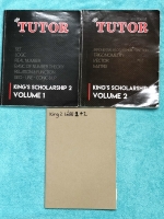 ►พี่ตุ้ยเดอะติวเตอร์◄ Set หนังสือกวดวิชาทุนคิง King's Scholarship เล่ม 1+2 และสมุดโน้ตในคอร์สเรียนอีก 1 เล่ม ในหนังสือมีรวมโจทย์คณิตศาสตร์ระดับยากเหมาะสำหรับเด็กที่มีพื้นฐานดี จดครบเกือบเล่มทั้ง 2 เล่ม จดละเอียดมาก จดโหด ตั้งใจเรียน มีจดเทคนิคลัดของอ