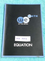 ►วีเบรน◄ MA A516 คณิตศาสตร์ ม.3 ระบบสมการ Equation สรุปเนื้อหาสูตรสำคัญ มีจดครบเกือบทั้งเล่ม จดละเอียด มีจดวิธีตรง และวิธีลัด ในหนังสือมีโจทย์ Assignment ,ข้อสอบสมาคมคณิตศาสตร์ และแนวข้อสอบ มีเฉลยละเอียดของอาจารย์ครบทุกข้อ แสดงวิธีทำอย่างละเอียด มีแทรกเทค