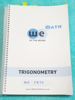 ►We Brain◄ MA FR35 หนังสือกวดวิชา คณิตศาสตร์ ม.5 ฟังก์ชั่นตรีโกณมิติ และการประยุกต์ มีสรุปเนื้อหา สูตรสำคัญ ก่อนตะลุยทำโจทย์แบบฝึกหัด มีข้อควรรู้ ข้อควรระวัง เทคนิคลัดเยอะมาก จดครบเกือบทั้งเล่ม จดละเอียด โจทย์ Assignment มีเฉลยละเอียดและวิธีทำละเอียด เล่ม