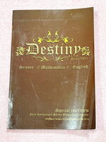►สอบเข้าเตรียมอุดม◄ Destiny หนังสือสรุปเนื้อหาวิชาวิทย์ คณิต อังกฤษ สำหรับเตรียมตัวสอบเข้าชั้น ม.4 สายวิทย์ ร.ร.เตรียมอุดมศึกษาและ ร.ร.ชั้นนำ จัดทำโดยรุ่นพี่ ร.ร.เตรียมอุดมศึกษา มีสรุปเนื้อหาวิชาวิทยาศาสตร์ คณิตศาสตร์ ภาษาอังกฤษในระดับชั้น ม.ต้น มีเน้นสูต