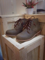 รองเท้าผู้ชาย | รองเท้าแฟชั่นชาย Ankle Boots Oiled with Nubuck Leather