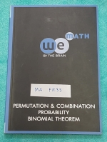 ►We Brain◄ MA FR33 หนังสือกวดวิชา คณิตศาสตร์ ม.5 วิธีเรียงสับเปลี่ยน และวิธีจัดหมู่ ความน่าจะเป็น มีสรุปเนื้อหา สูตรสำคัญ ก่อนตะลุยทำโจทย์แบบฝึกหัด มีข้อควรรู้ ข้อควรระวัง เทคนิคลัดเยอะมาก จดครบเกือบทั้งเล่ม จดละเอียด