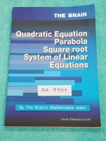 ►เดอะเบรน◄ MA 7709 หนังสือเรียน คณิตศาสตร์เข้มข้น ม.3 สมการกำลังสอง พาราโบลา กรณท์ที่สอง ระบบสมการเชิงเส้น สรุปสูตรทุกบท ก่อนเริ่มทำโจทย์แบบฝึกหัด มีเฉลย + เฉลยแบบแสดงวิธีทำละเอียด จดละเอียด จดครบเกือบทั้งเล่ม มี Special Trick เทคนิคลัดพิเศษของ The Brain