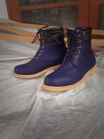 รองเท้าผู้ชาย | รองเท้าแฟชั่นชาย Blue Boots หนังนูบัคแท้ กันน้ำ
