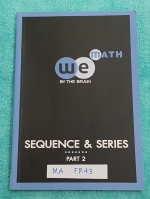 ►We Brain◄ MA FR43 หนังสือกวดวิชา คณิตศาสตร์ ม.5+ม.6 ลำดับและอนุกรม เล่ม 2 มีสรุปเนื้อหา สูตรสำคัญ ก่อนตะลุยทำโจทย์แบบฝึกหัด มีข้อควรรู้ ข้อควรระวัง เทคนิคลัดเยอะมาก จดเกินครี่งเล่ม จดละเอียด โจทย์ Assignment มีเฉลยละเอียดและวิธีทำละเอียด