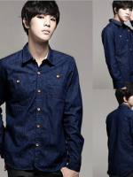 เสื้อผ้าผู้ชาย | เสื้อเชิ้ตผู้ชาย เสื้อเชิ้ตแฟชั่นชาย แขนยาว แฟชั่นเกาหลี