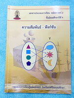 ►หนังสือเรียนโรงเรียนเตรียมอุดม◄ เอกสารประกอบการเรียนวิชาคณิตศาสตร์ ความสัมพันธ์-ฟังก์ชั่น ระดับชั้น ม.4 จัดทำโดยกลุ่มสาระการเรียนรู้คณิตศาสตร์ สรุปเนื้อหาสูตรสำคัญ เนื้อหาตีพิมพ์สมบูรณ์ทั้งเล่ม มีโจทย์เข้มข้น จดบางหน้า จดละเอียด ไม่มีเฉลย