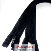 ซิปซ่อนถอดได้ 10 นิ้ว สีดำ