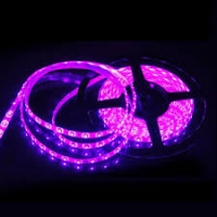 ไฟเส้น led 3528 60 สีม่วง สีชมพู กันน้ำ